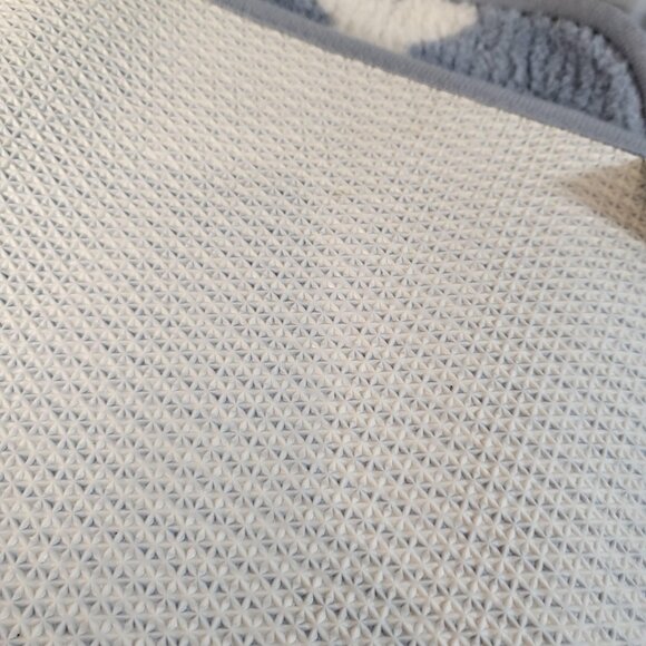 Mainstays 2 pc Bath Mats Marble Blue - Picture 2 of 5